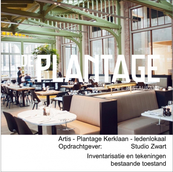 Artis Plantage Kerklaan Amsterdam verbouw ledenlokaal